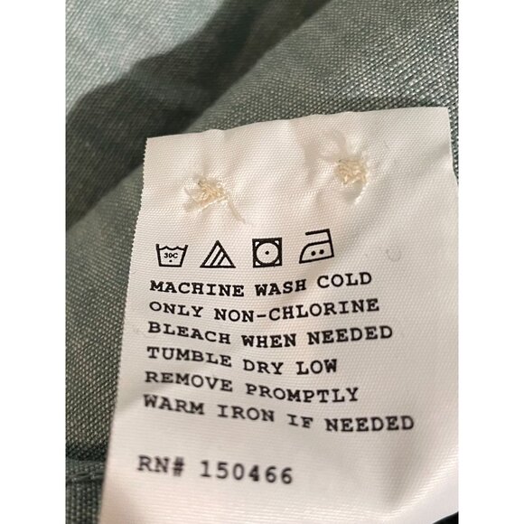 Hawker Rye Slim Fit Stretch Short Sleeve Button-Up Shirt Medium Blue - Picture 13 of 13